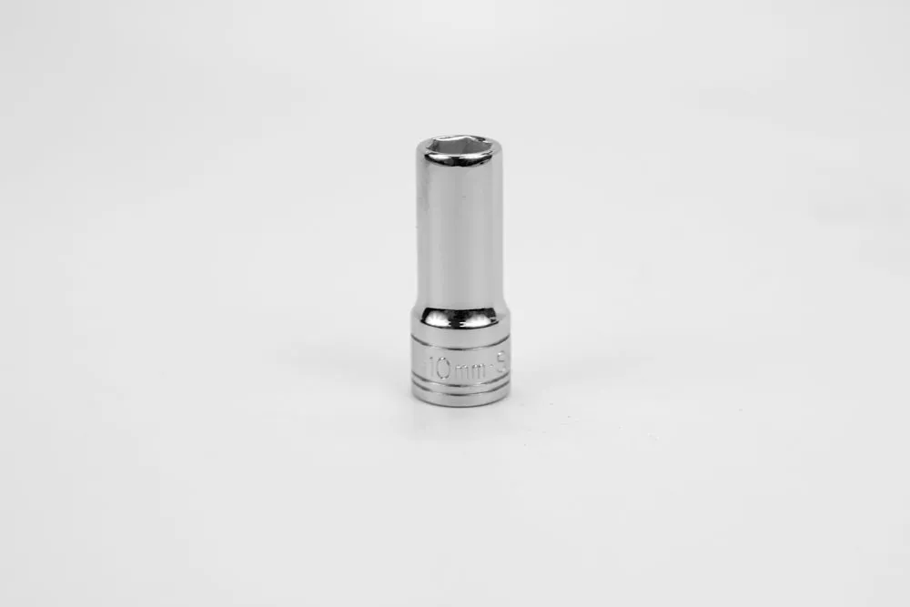 10 mm 3/8" Drive 6 Point Metric Deep Chrome Socket