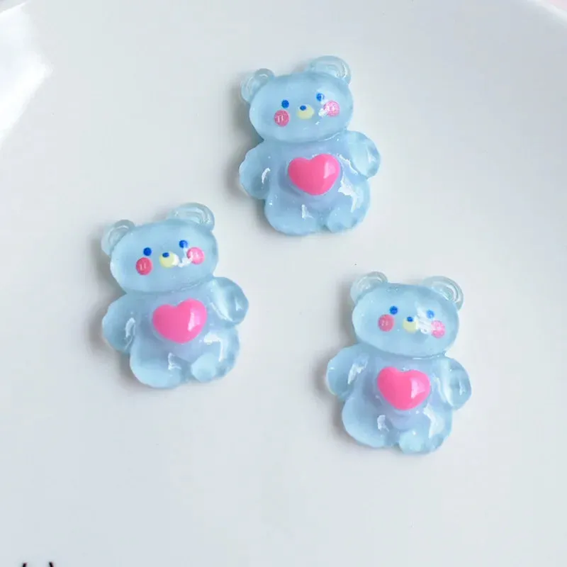 10Pcs Cute Animals Frog Bear Cat Dinosaur Rabbit Charms for Earrings Bracelet Hairpin DIY Jewelry Making Gift Kawaii Pendants