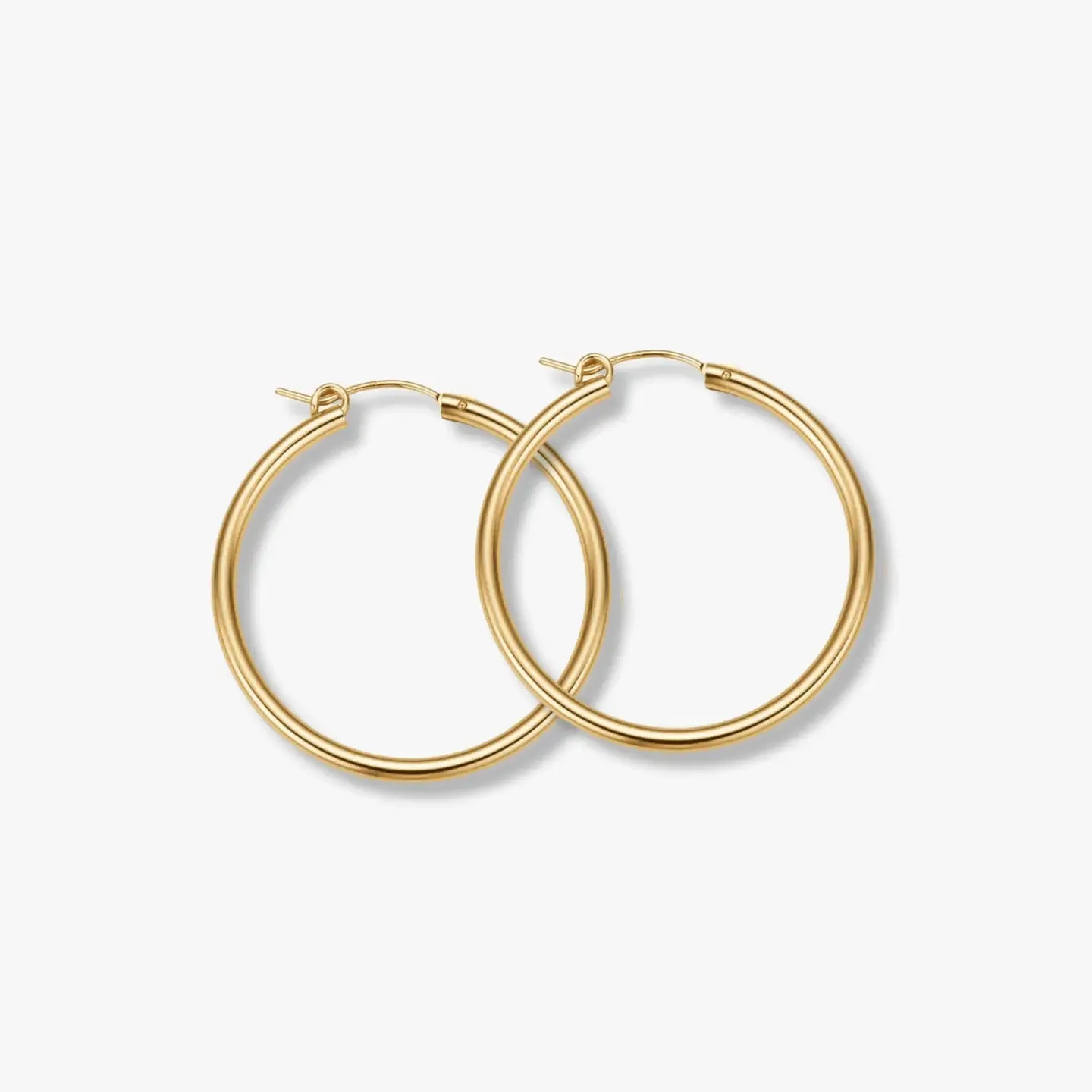 27mm Gold Fill Hoops in Gold