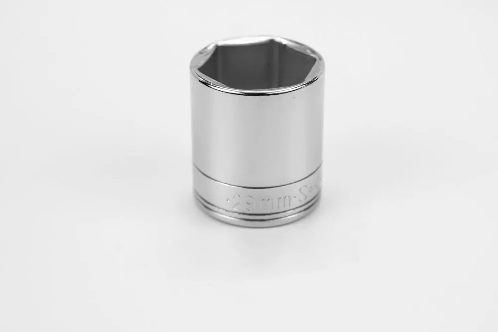 29 mm 1/2" Drive 6 Point Metric Standard Chrome Socket