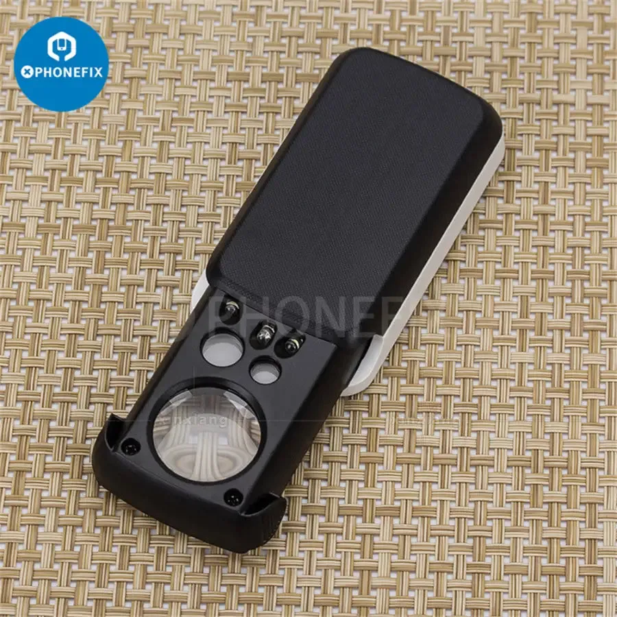 30X 60X 90X Jewelry Magnifier Magnifying Glass Optical Lens Loupe