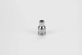 5 mm 1/4" Drive 12 Point Metric Standard Chrome Socket