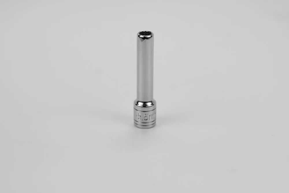 5.5 mm 1/4" Drive 12 Point Metric Deep Chrome Socket