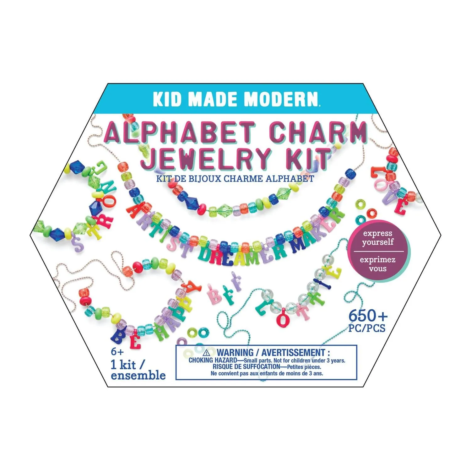 ALPHABET CHARM JEWELRY KIT