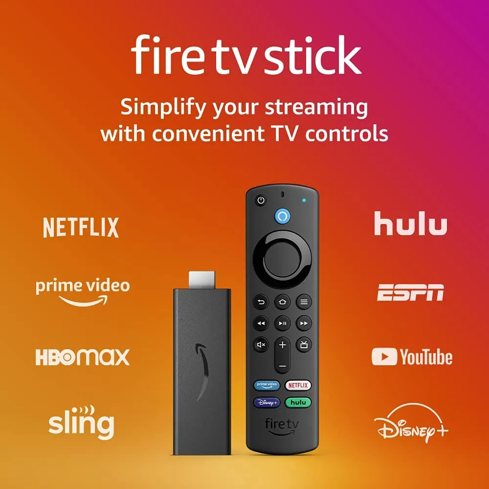 Amazon Fire TV Stick (2021)   Smart Plug   Cat5 Cable   Batteries