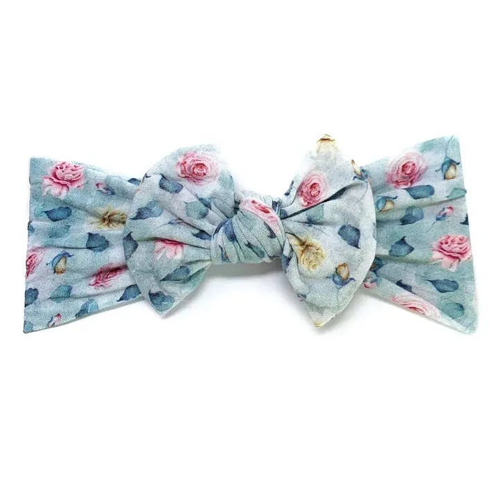 Baby Wisp Patterned Nylon Bow Headbands