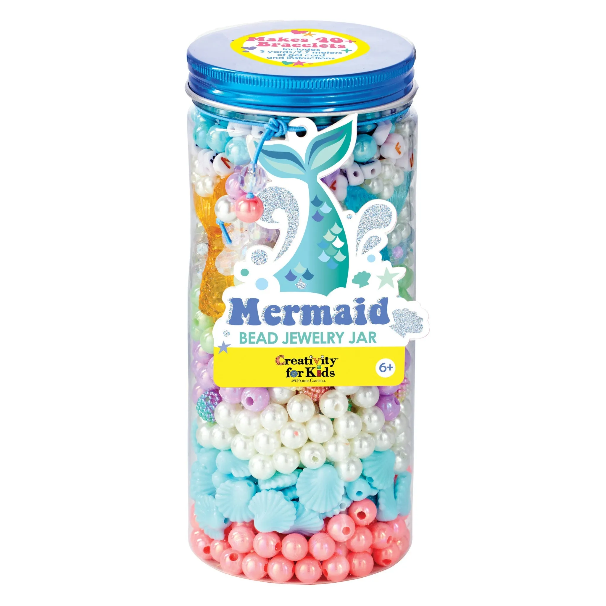 Bead Jewelry Jar - Mermaid