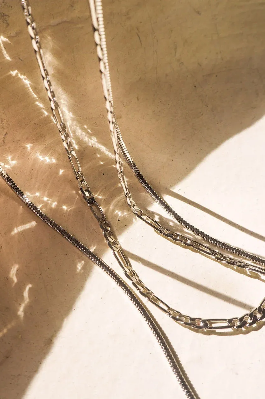 Cecilia Chain Necklace ~ Silver