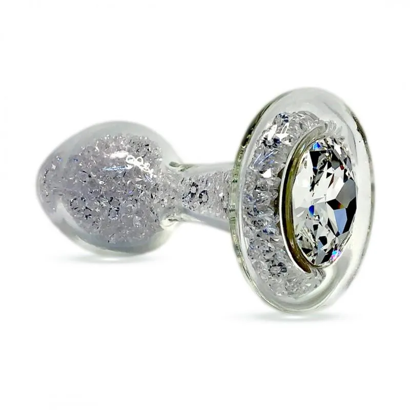 Crystal Delights Sparkle Butt Plug with Crystal Base - 5 Colors