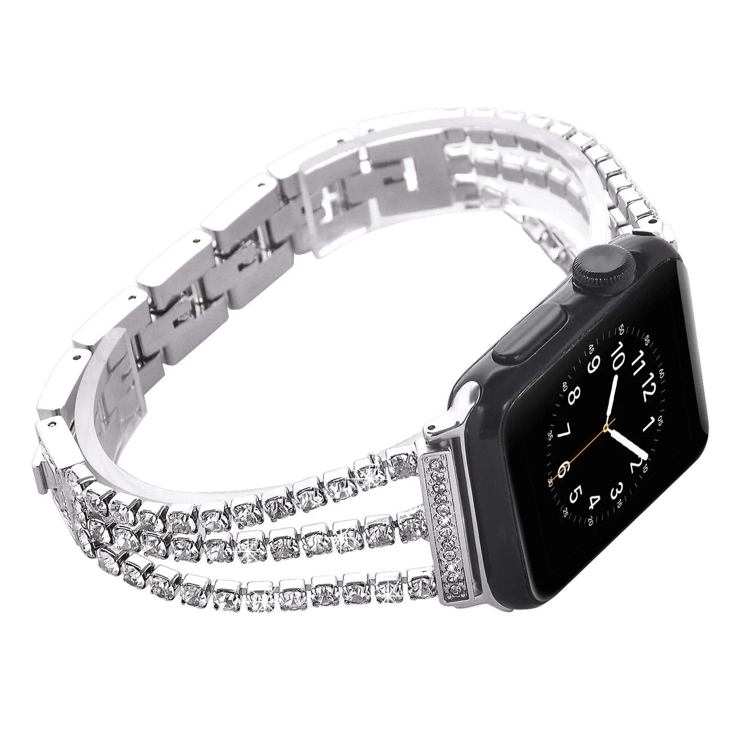 Dressy Bling Band for Apple Watch 38/40/41mm & 42/44/45mm Link Bracelet