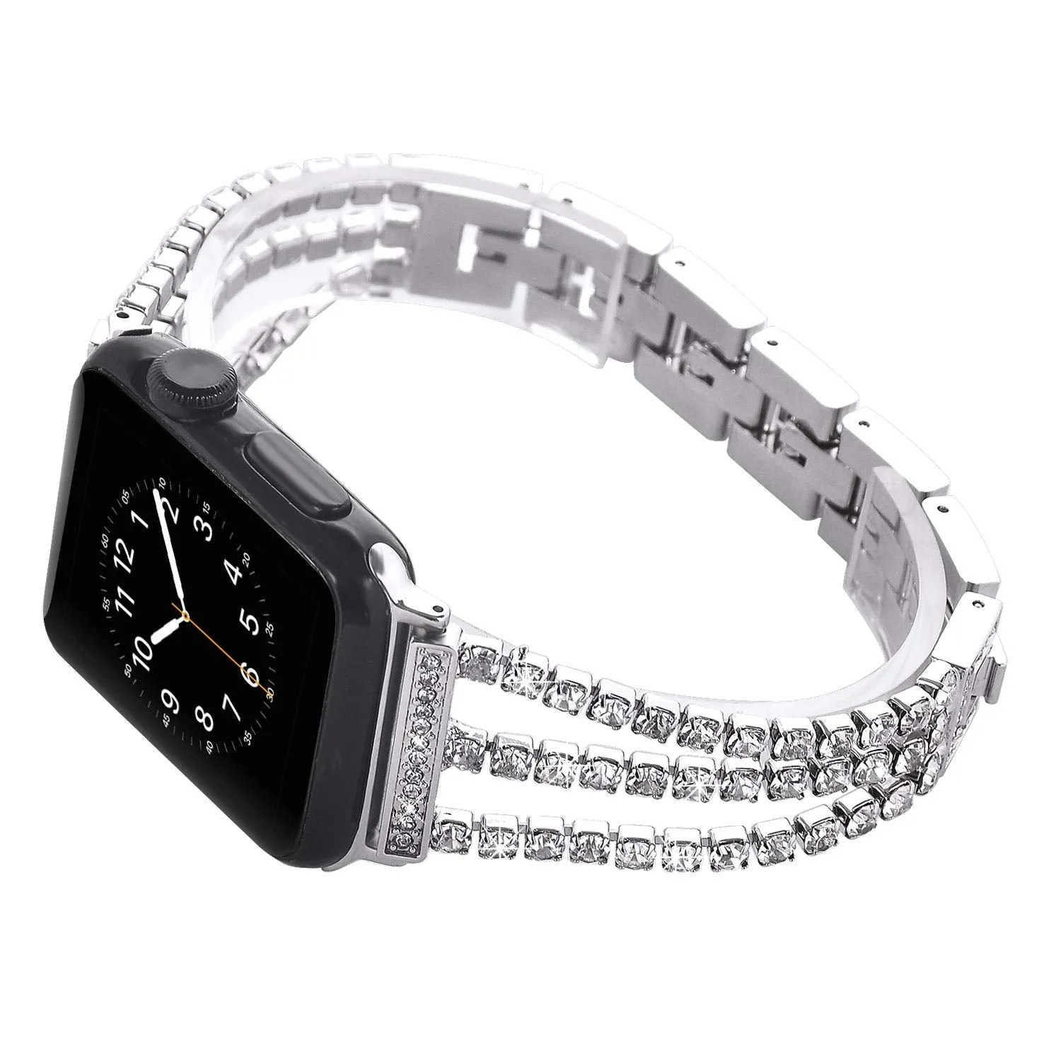 Dressy Bling Band for Apple Watch 38/40/41mm & 42/44/45mm Link Bracelet