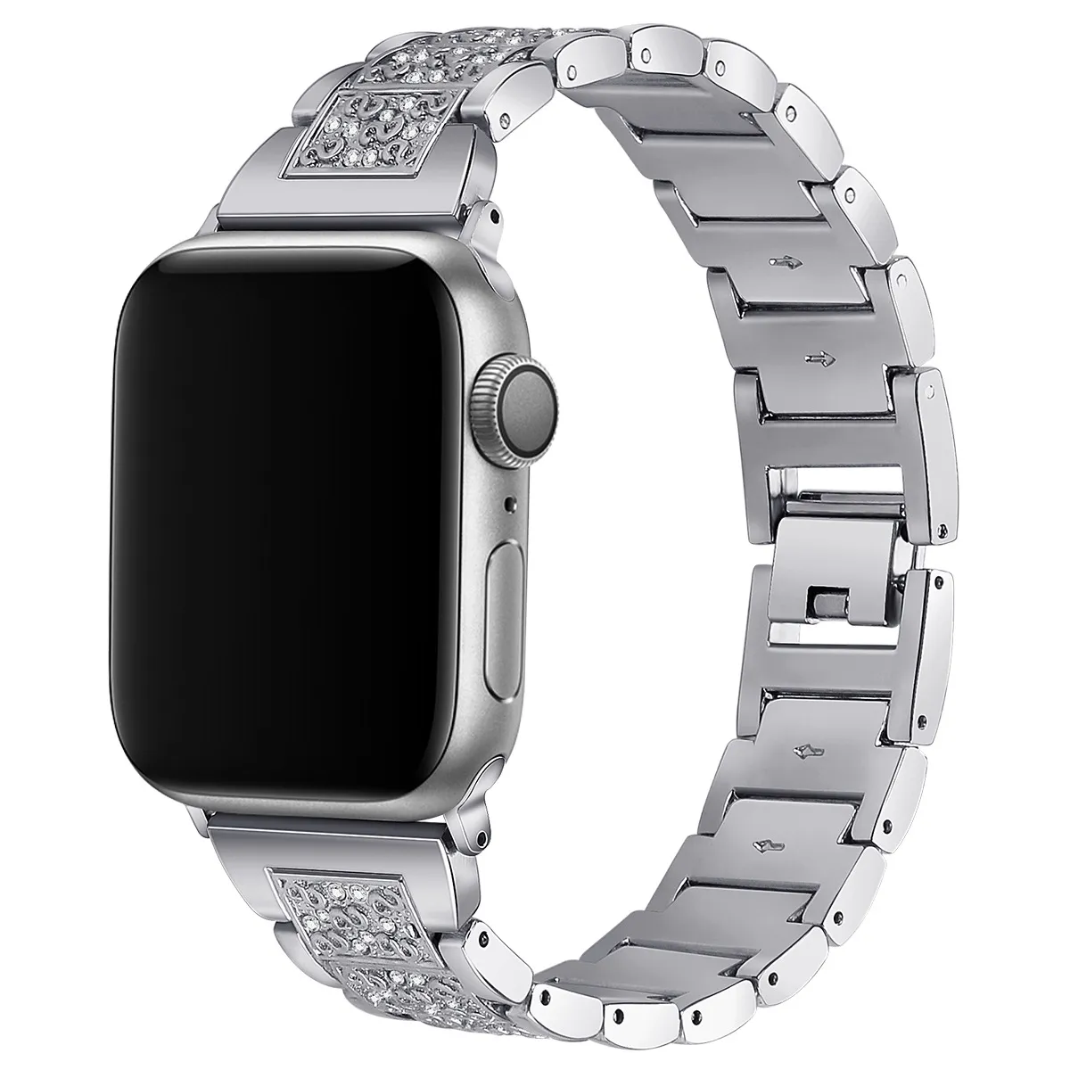 Dressy S-Block Metal Band for Apple Watch 38/40/4mm & 42/44/45mm