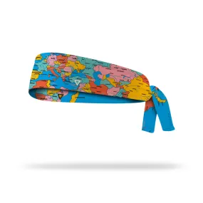 GLOBE · TIE HEADBAND [REVERSIBLE]