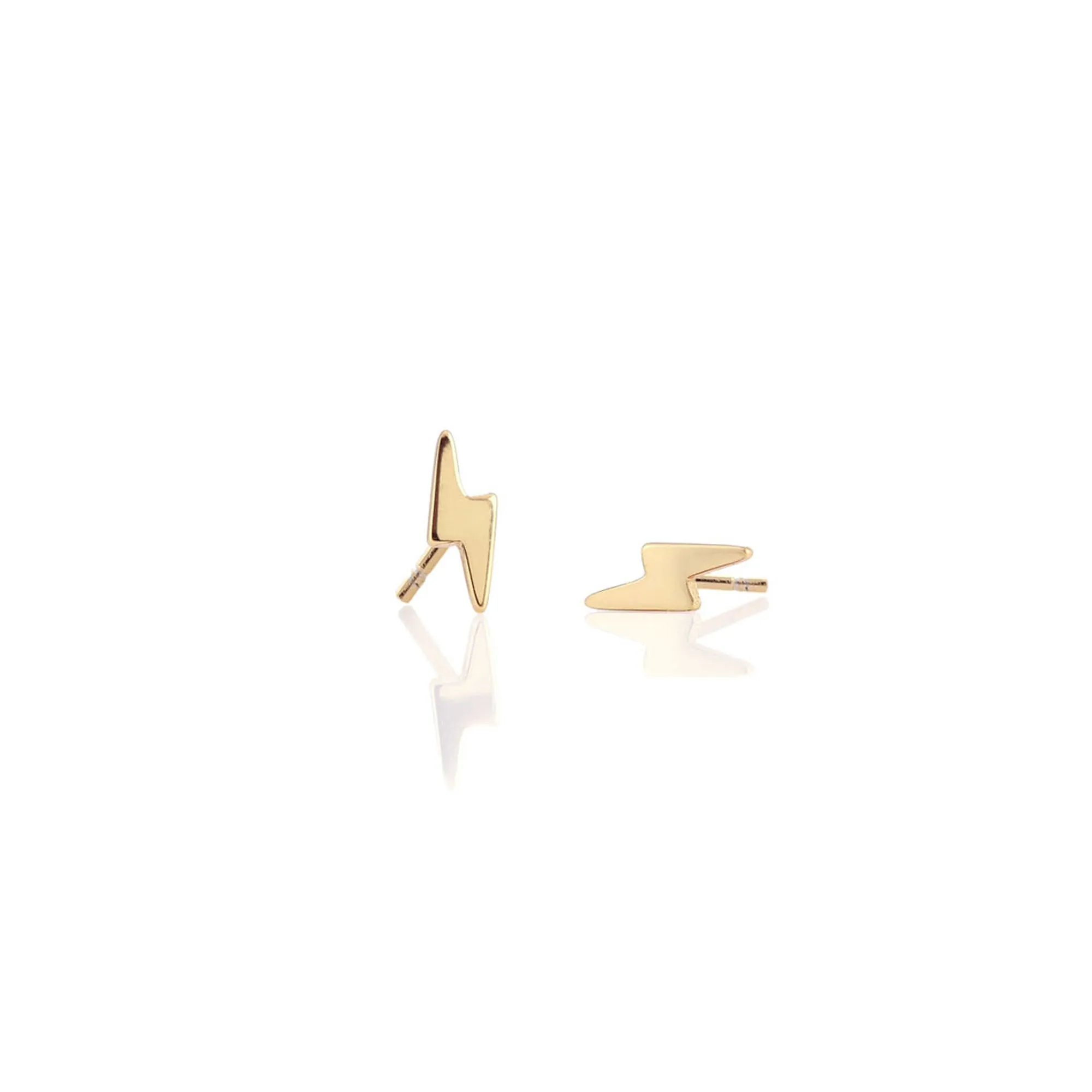 Lightning Bolt Stud Earrings