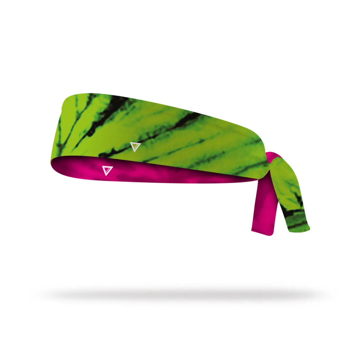 LIME PINK DYE · TIE HEADBAND [REVERSIBLE]