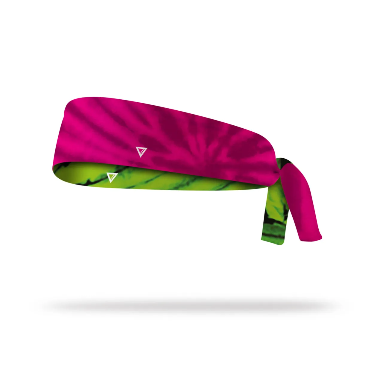 LIME PINK DYE · TIE HEADBAND [REVERSIBLE]