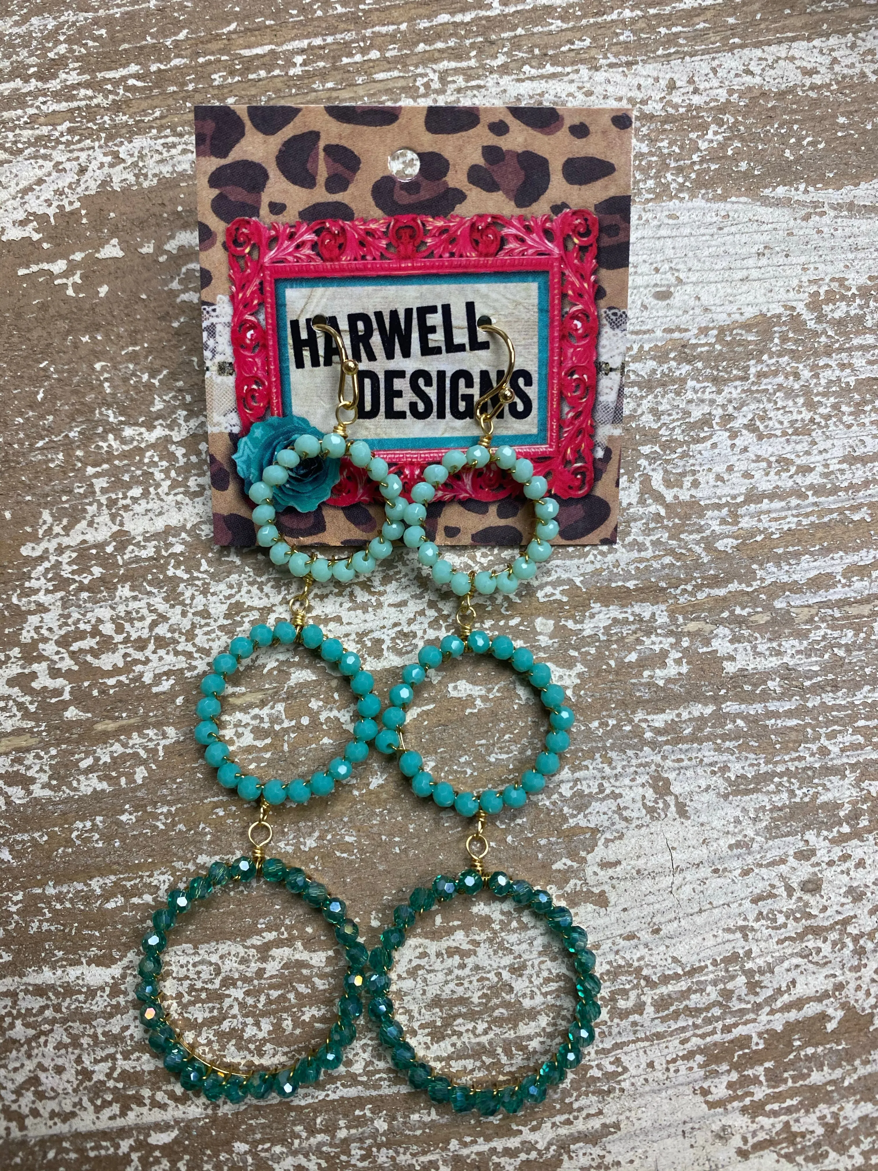 Misc Teal Earrings