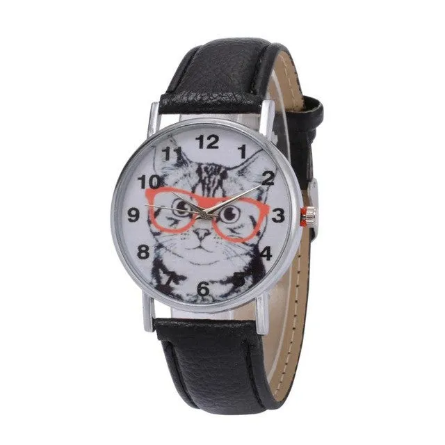 Quartz  Fashion  Wrist Simple Round Case Watch