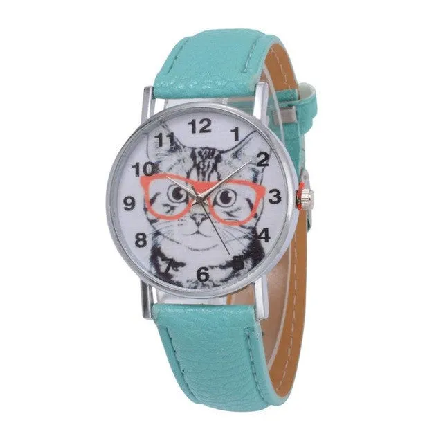 Quartz  Fashion  Wrist Simple Round Case Watch