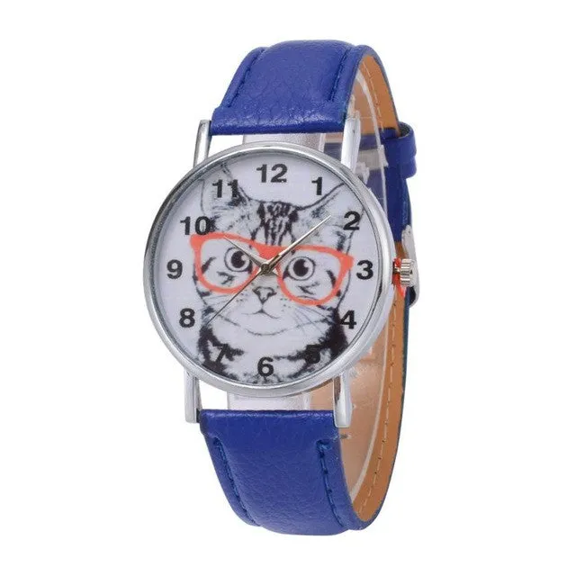 Quartz  Fashion  Wrist Simple Round Case Watch