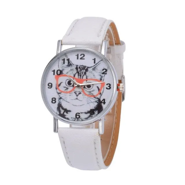 Quartz  Fashion  Wrist Simple Round Case Watch