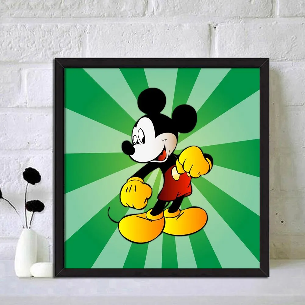 Shining Mouse - Full Round Diamond - 30x30cm