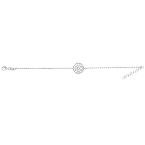 Silver Bead Circle bracalet