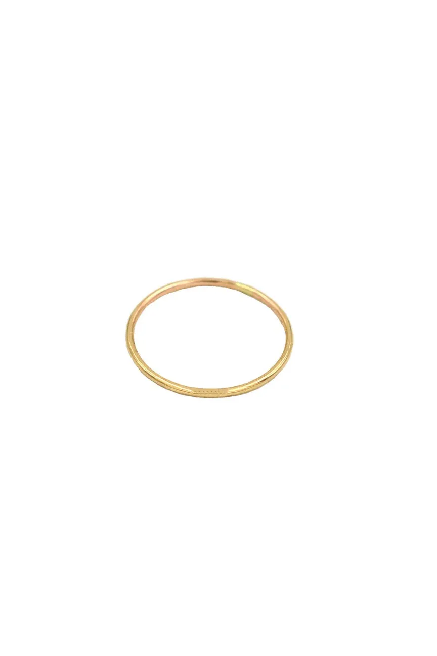 Thin Saros Ring - Gold Filled