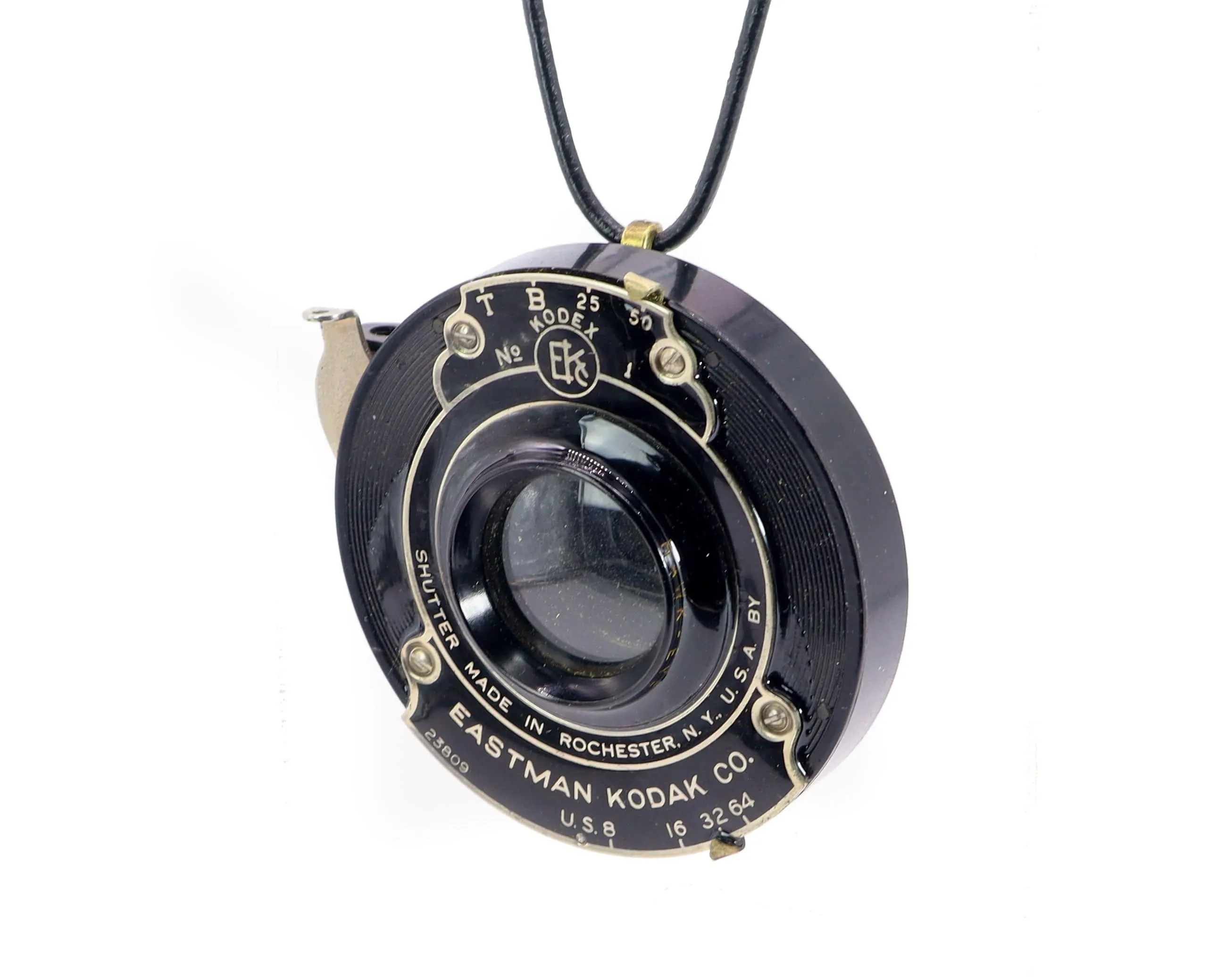 Vintage Camera Lens Pendant Necklace - Gift For Wife - Eco-friendly upcycled Statement Jewelry - gift for her - handmade steampunk jewelry